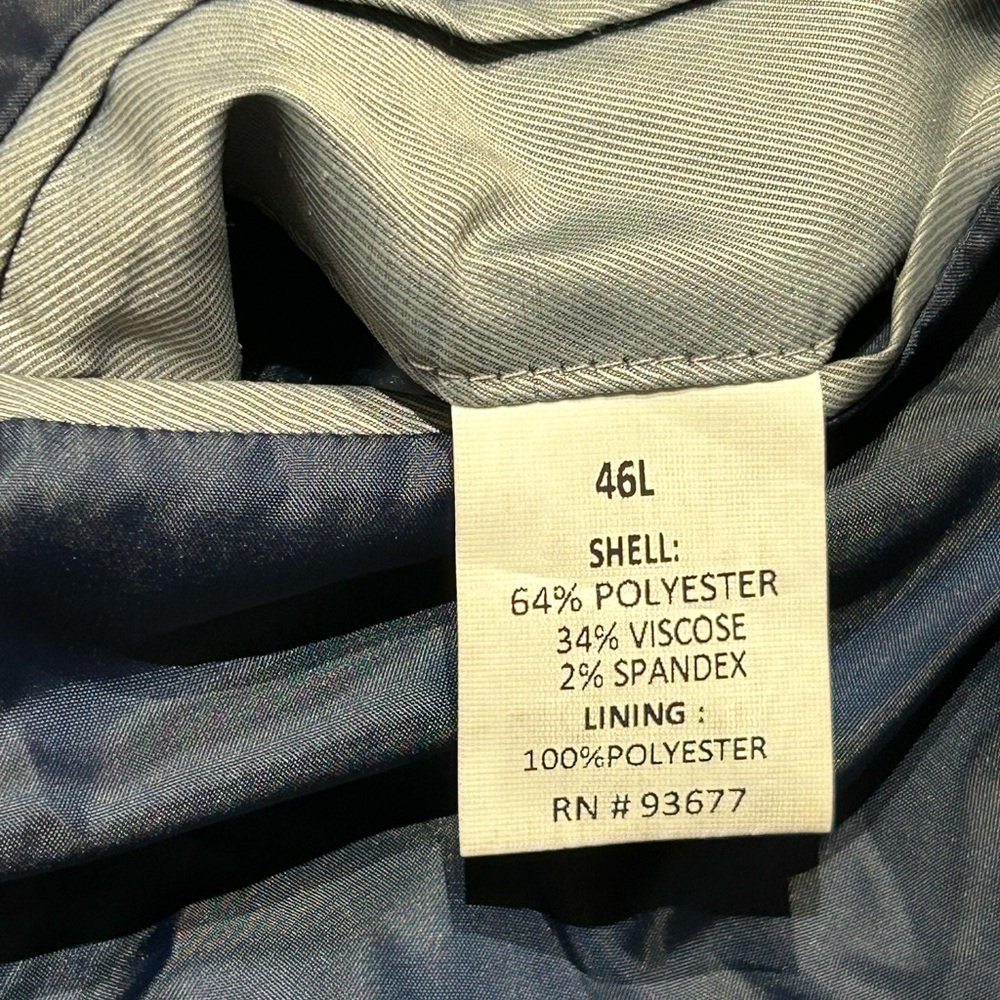 Men’s J.Ferrar Suit Coat/Blazer Size 46L - Picture 4 of 8